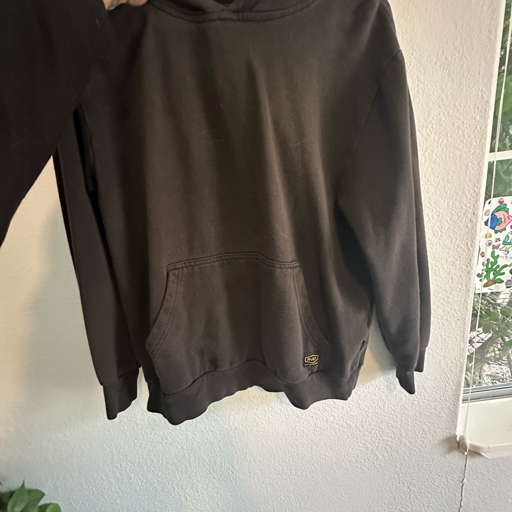 Women’s RVCA black hoodie